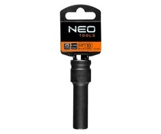 Šešiakampis smūginis lizdas, NEO, 1/2 "10 mm ilgio (12-310)