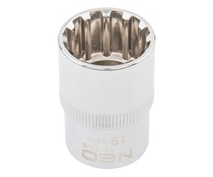 Nasadka Galvutė Neo Spline 1/2", 19mm