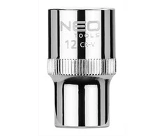 Neo Šešiakampė rakto galvutė 1/2" 12mm (08-012)