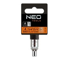 Nasadka Šešiakampė galvutė Neo 1/4", 4mm