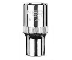 Nasadka Šešiakampis lizdas Neo 1/4" 6mm 08-224