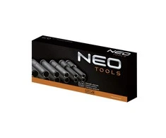 Neo Smūginiai Torx antgaliai, 1/2", 9 dalių rinkinys, E10-E24, CrMo