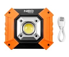 Neo Tools COB akumuliatoriaus prožektorius 750 lm