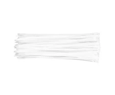 ‎Opaski Kabelių raiščiai 4,8 x 300 mm, 75 vnt., balti