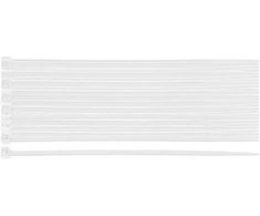 ‎Opaski EXTREME kabelių raiščiai 2,5 x 80 mm, balti, 100 vnt.