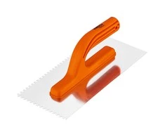 Paca Dantyta mentelė, 270 x 125 mm, dantys 4 x 4 x 4 mm, plastikinė rankena