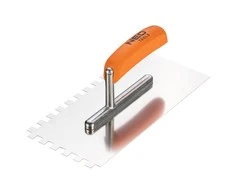 Glaistyklė NEO 270 x 128 mm su dantytu kraštu, medine rankena