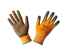Neo Tools Rękawice robocze, nylonowe, pokryte kropkami su nitylu, 4131X, dydis 10