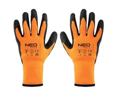 „Neo Tools“ izoliuotos darbo pirštinės, lateksu dengtas poliesteris, 2242X, „Dydis 9“