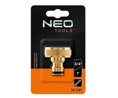Čiaupo jungtis NEO 15-747 3/4"-1" Žalvaris