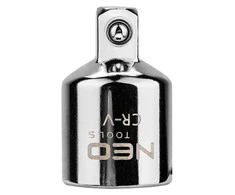 Adapteris NEO 08-562 1/4"M x 3/8"F, chromo vanadžio plienas