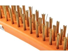 Vielinis šepetėlis NEO 345 mm, žalvario viela, 3x19 eilučių, su grandikliu