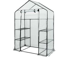 Neo Tools Szklarnia Šiltnamis 143 x 73 x 195 cm, PVC folija, metalinė konstrukcija