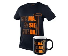 T Shirt Marškinėliai su spauda, ​​MA SIĘ DO, L dydis