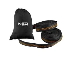 Hamakas NEO: Diržai, 2 vnt., 2,5 m, 15 kilpų, 300 kg