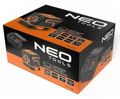 Neo Tools lazerinis 15 m žalias kryžminis lazeris su dėklu