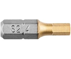 Koncówki HEX4.0 x 25 mm atsuktuvo antgaliai, 2 vnt.