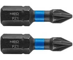Bity Smūginiai antgaliai PZ1 x 25 mm, 2 vnt.