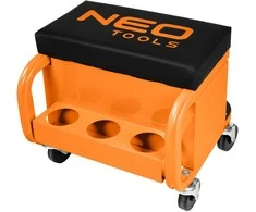 Darbo kėdė su ratukais NEO TOOLS 11-605 (3 stalčiai)