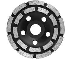 Tarcza Deimantinis šlifavimo diskas 115 x 22,2 x 5 mm, dvigubas segmentas