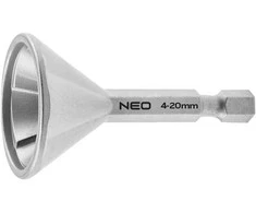 Fazownik 4–20 mm nuožulna, 1/4 colio šešiakampė