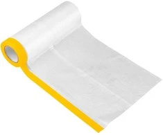 Folia Dažymo folija 1,5 m x 15 m su 1,5 cm pločio juostele