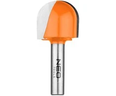 Ilgas U formos griovelių freza, TCT, 25,4 x 22,5 mm, 8 mm kotas
