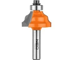 Frez Forminis pjaustytuvas su guoliu, dekoratyvinis, TCT, 28,8 x 15,9 mm, 8 mm kotas