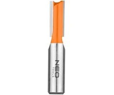 Dviejų griovelių galinis freza, TCT, 12 x 25 mm, 12 mm kotas