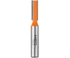 Dviejų griovelių galinis freza, TCT, 6 x 19 mm, 8 mm kotas