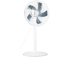 Wentylator 50 W grindų ventiliatorius, 40 cm skersmuo, 3 greičiai, osciliacija, baltas