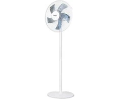 Wentylator 50 W grindų ventiliatorius, 40 cm skersmuo, 3 greičiai, osciliacija, baltas