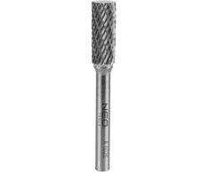 HM metalo freza, A tipo (cilindrinė), 10 x 25 mm, kotas 6 x 45 mm