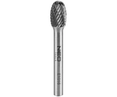 Frez HM metalo pjaustytuvas, E tipo (ovalus), 10 x 16 mm, kotas 6 x 45 mm