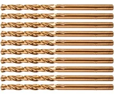 Grąžtas Wiertła HSS-Co metalo grąžtai 3,5 mm, 10 vnt.