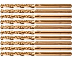Grąžtas Wiertła HSS-Co metalo grąžtai 4,0 mm, 10 vnt.