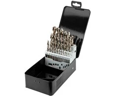 Grąžtas Wiertła HSS-Co metalo grąžtai 1,0–13,0 mm, 25 vnt. rinkinys