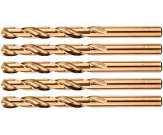 Grąžtas Wiertła HSS-Co metalo grąžtai 10,0 mm, 5 vnt.
