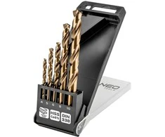 Grąžtas Wiertła HSS-Co metalo grąžtai, 4,0–10 mm, 5 vnt.