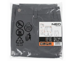 Neo Tools Krótkie spodenki Mix&amp;Match 2way stretch, grafitowe, dydis M