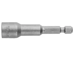 Nasadka Magnetinė galvutė 10 x 65 mm, 1/4 colio kotas