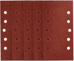 Papier Švitrinis popierius su lipdukais, 115 x 230 mm, P80, 5 vnt., su 10 skylių