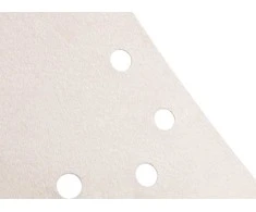 Papier Švitrinis popierius su lipdukais K80, trikampis, su 12 skylių, 5 vnt., šlifuokliui 59G264