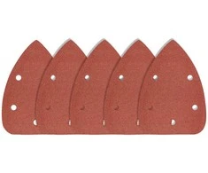 Papiery Švitrinis popierius su lipdukais, „Ironxa0102 x 140 mm“, „XA0P120“, 5 vnt., su 5 skylėmis šlifuokliui 59G335