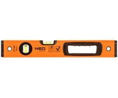 Neo Tools Poziomnica aluminiowa S 400, 2 libelle, uchwyt, 40 cm