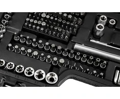 Neo 220 dalių raktų rinkinys 1/2", 3/8", 1/4"