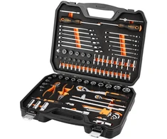 Neo Tools Rinkinys kluczy nasadowych 1/2", 1/4", 95 vnt., CrV, pianka EVA