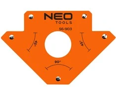 Spawalniczy Suvirinimo magnetinis kampas 122 x 190 x 25 mm, keliamoji galia 34,0kg