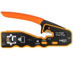 Szczypce RJ45 praėjimo kištukų užspaudimo replės