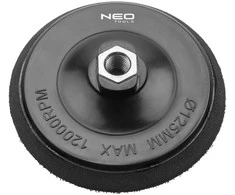 Tarcza Lipni tvirtinimo plokštelė 125 mm x 12 mm, M14 sriegis